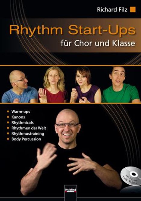 Richard Filz: Rhythm Start-Ups für Chor und Klasse, Buch