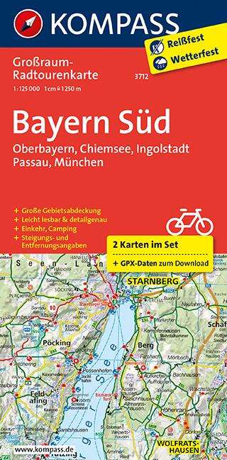 Bayern Süd 1:125 000 LZ 2020-2024, Karten
