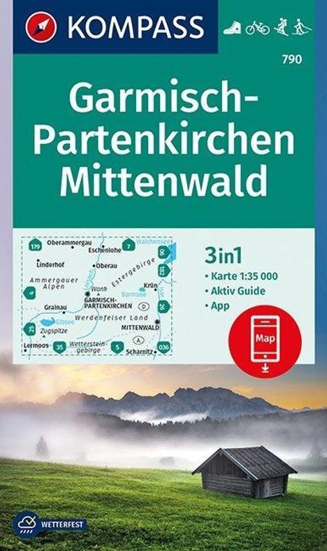Garmisch-Partenkirchen, Mittenwald 1 : 35 000, Buch