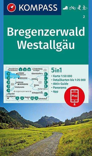 Bregenzerwald, Westallgäu, Karten