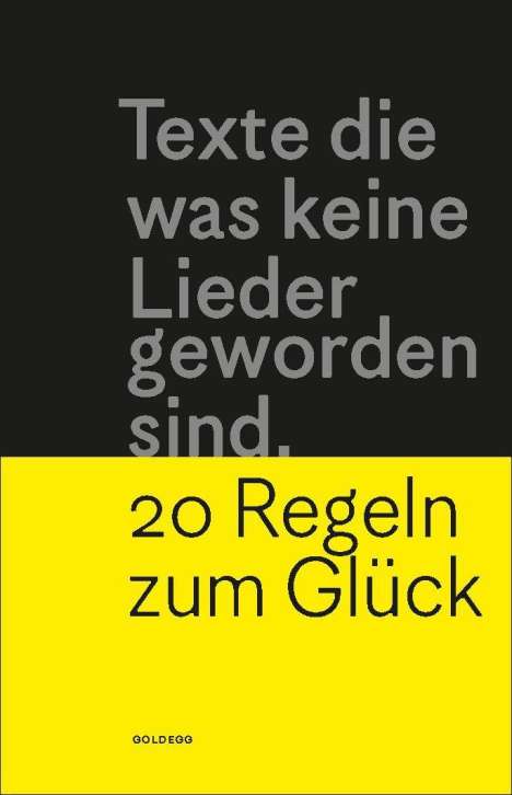 Thomas Andreas Beck: Texte die was keine Lieder geworden sind., Buch
