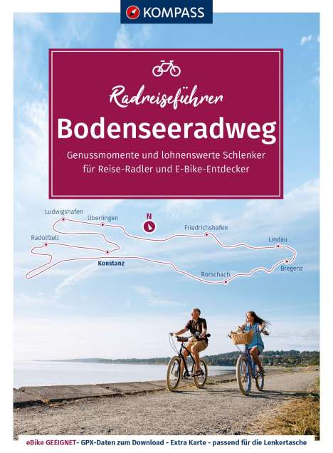 KOMPASS Radreiseführer Bodenseeradweg, Buch