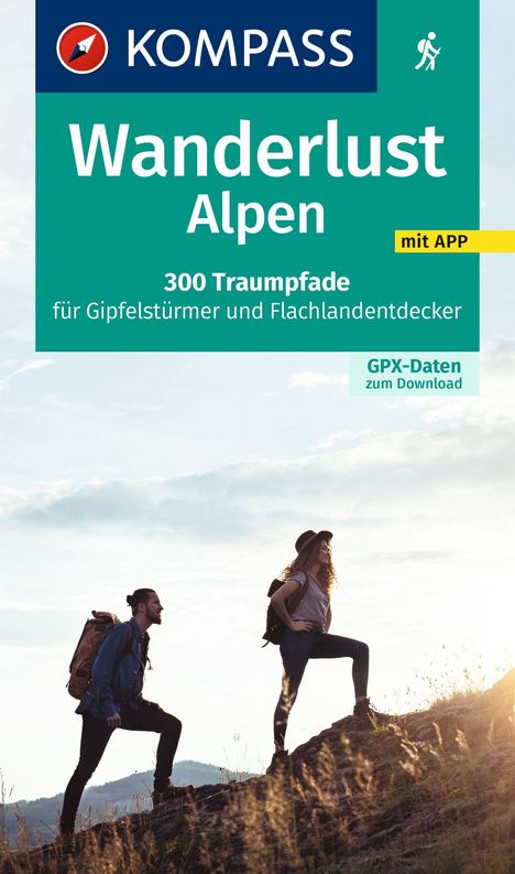 KOMPASS Wanderlust Alpen, Buch