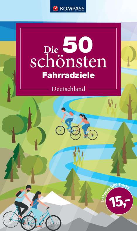 Die 50 schönsten Fahrradziele in Deutschland, Buch