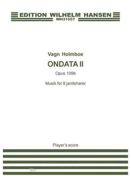 Vagn Holmboe: Ondata II OP. 109B (Player's score), Noten
