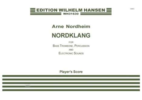 Arne Nordheim: Nordklang (player's score), Noten