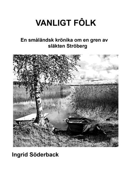 Ingrid Söderback: Vanligt fôlk, Buch
