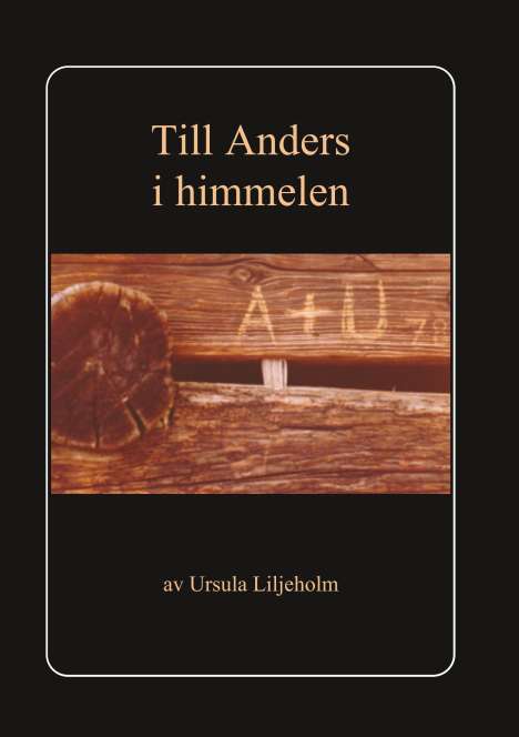 Ursula Liljeholm: Till Anders i himmelen, Buch