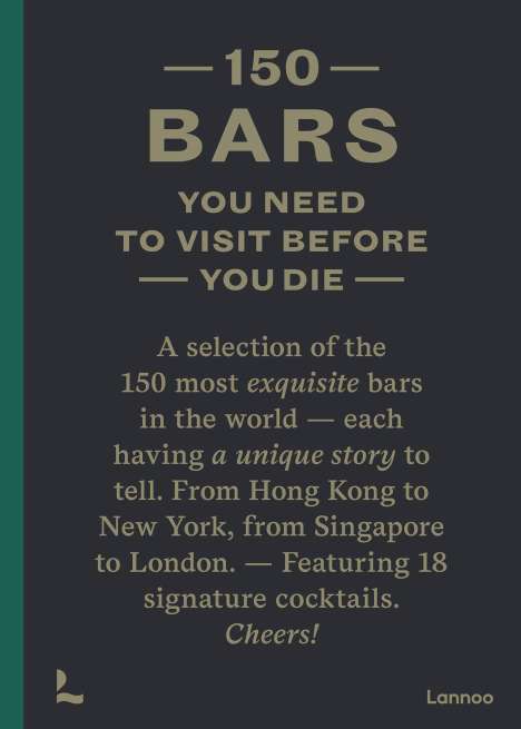 Jurgen Lijcops: 150 Bars You Need to Visit Before You Die, Buch