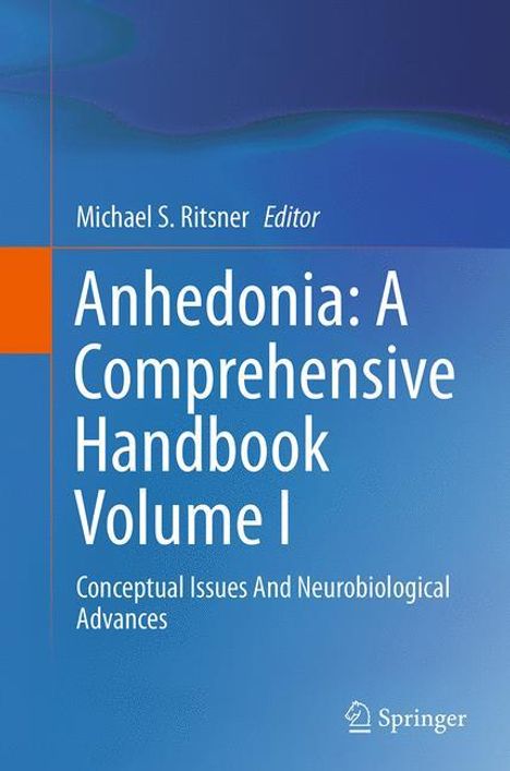 Anhedonia: A Comprehensive Handbook Volume I, Buch