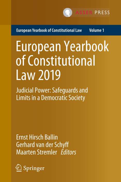 European Yearbook of Constitutional Law 2019, Buch