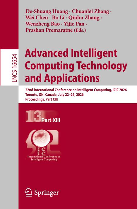 Titel: Advanced Intelligent Computing Technology and Applications. Enthält einen roten Hintergrund mit weißem Text.