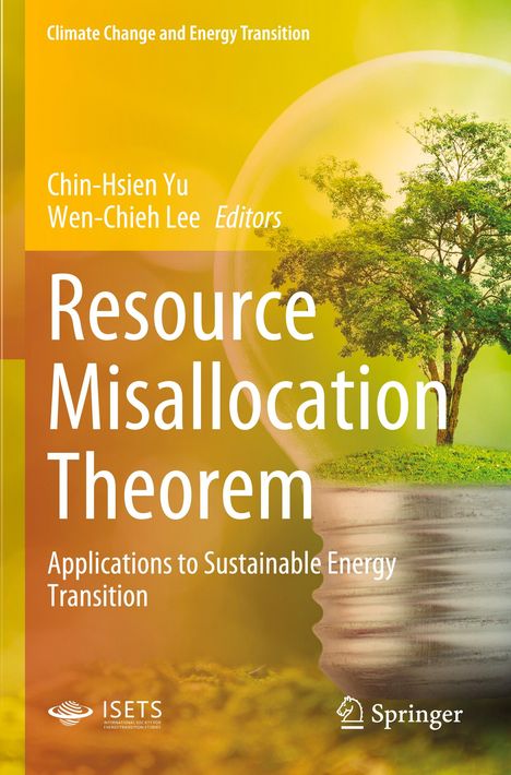 „Resource Misallocation Theorem“ von Chin-Hsien Yu und Wen-Chieh Lee. Baum in einer Glühbirne, gelbes Farbschema.