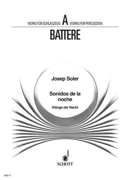 Josep Soler: Klänge der Nacht, Noten
