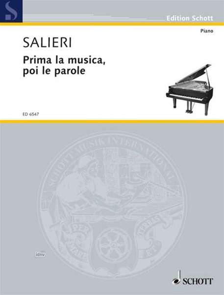 Antonio Salieri: Prima la Musica, Poi le Parole, Noten