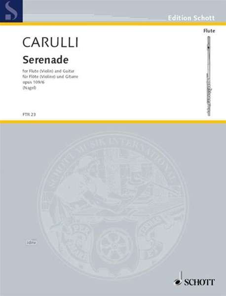 Ferdinando Carulli: Serenade op. 109/6, Noten