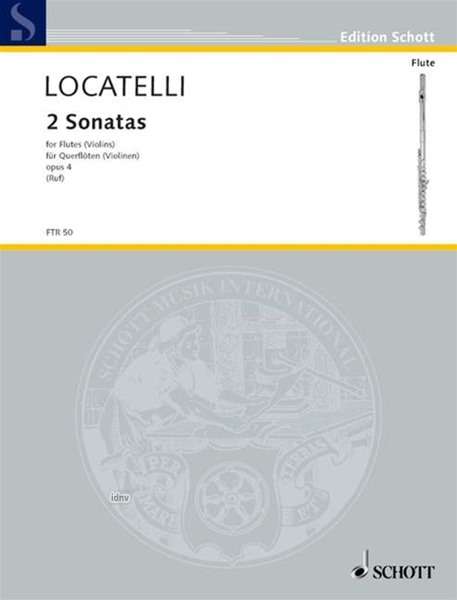 Pietro Locatelli: 2 Duette op. 4/4 + 5, Noten