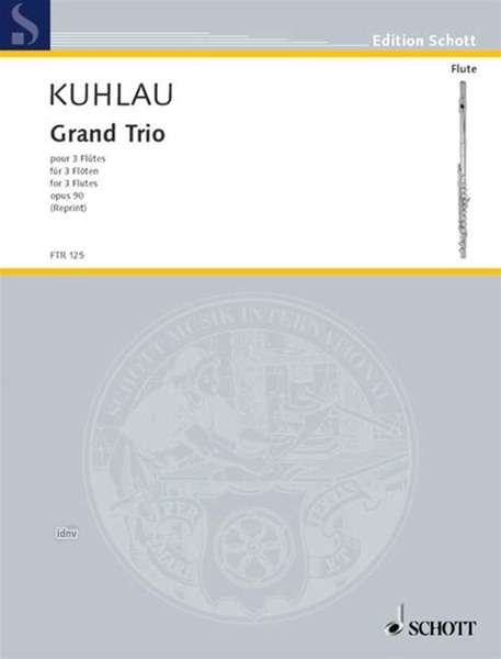 Friedrich Kuhlau: Grand Trio op. 90, Noten