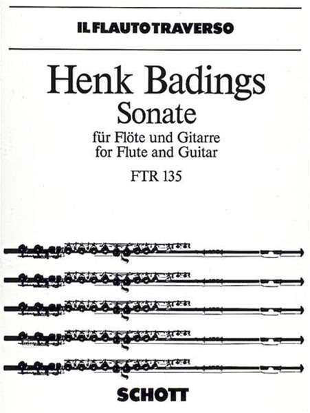 Henk Badings: Sonate, Noten
