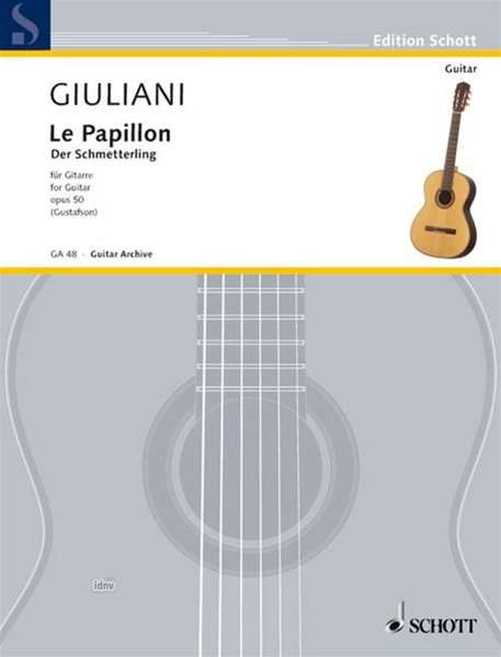 Mauro Giuliani: Giuliani, Mauro     :Der Schmetterling op. 50, Noten