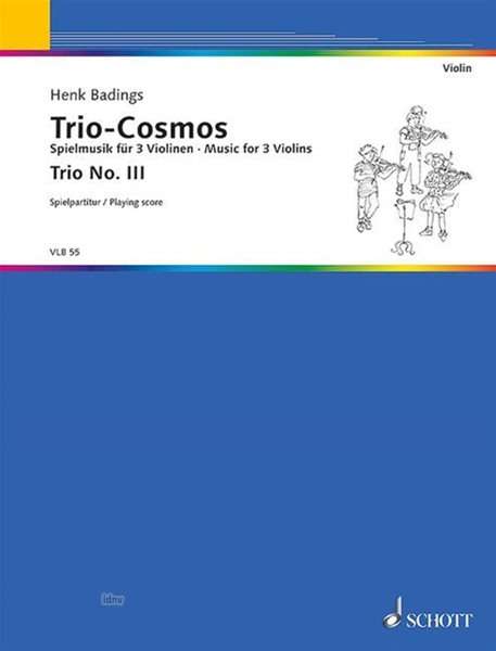 Henk Badings: Trio-Cosmos, Noten