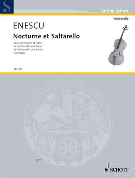 George Enescu: Nocturne et Saltarello, Noten