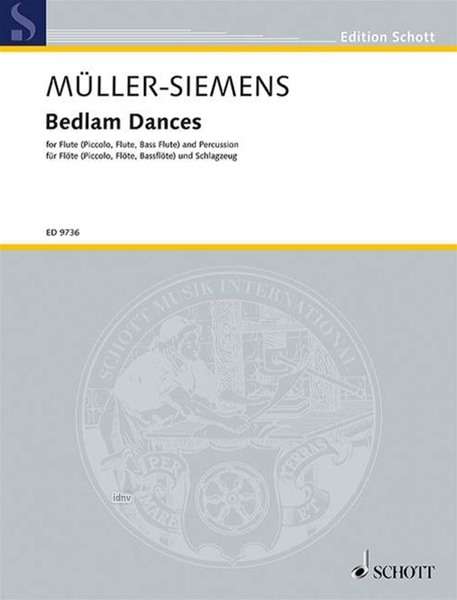 Detlev Müller-Siemens: Bedlam Dances, Noten