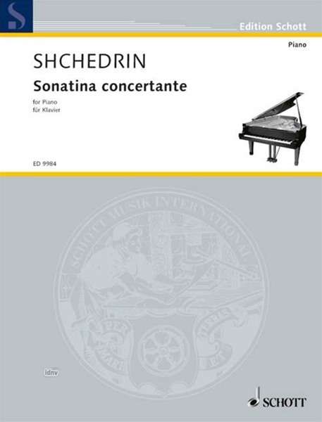 Rodion Schtschedrin: Sonatina concertante, Noten