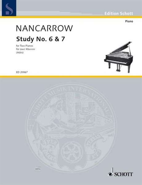 Conlon Nancarrow: Studies No. 6 &amp; 7, Noten