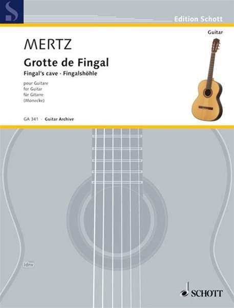Johann Kaspar Mertz: Grotte de Fingal op. 13, Noten