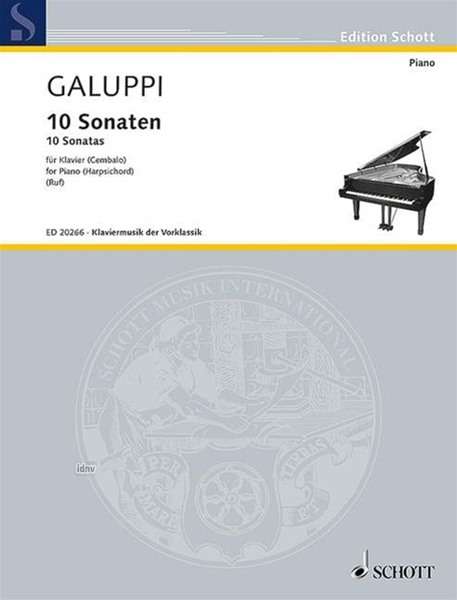 Baldassare Galuppi: 10 Sonaten, Noten