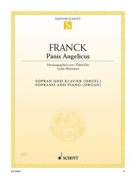 Franck, C: Panis Angelicus A-Dur, Noten