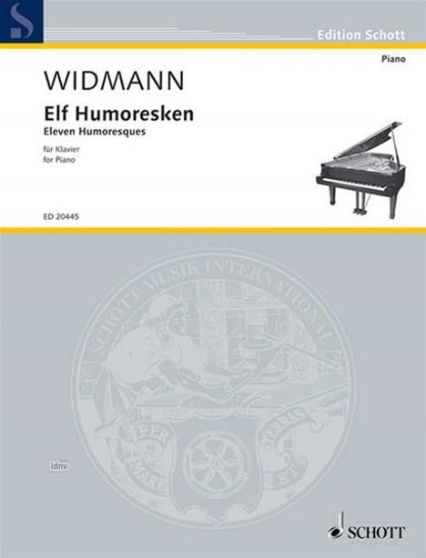 Jörg Widmann: Elf Humoresken, Noten