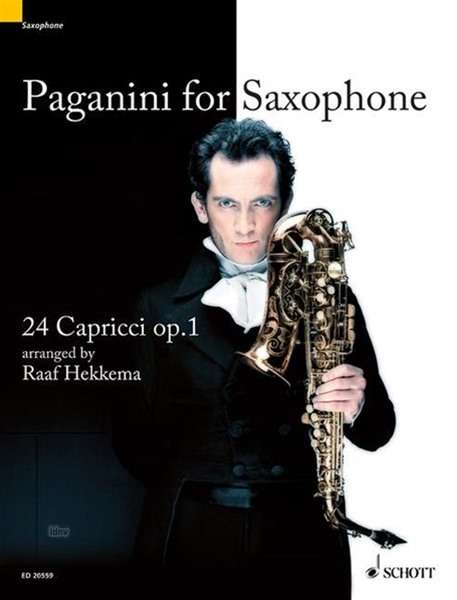 Niccolo Paganini: Paganini für Saxophon op. 1, Noten