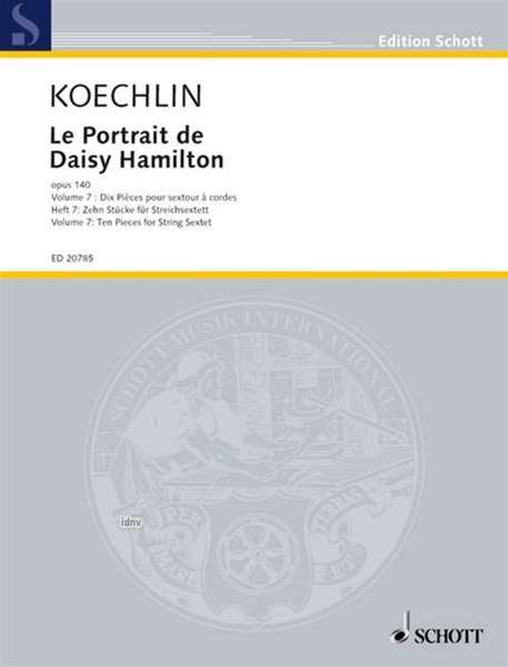 Charles Koechlin: Le Portrait de Daisy Hamilton, Noten