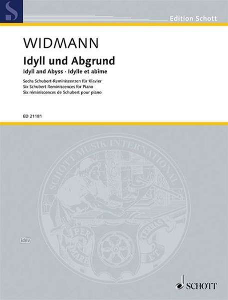 Jörg Widmann: Idyll und Abgrund (2009), Noten