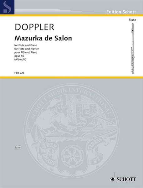 Franz Doppler: Mazurka de Salon op. 16, Noten