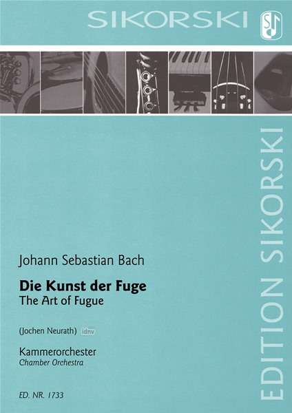 Johann Sebastian Bach: Die Kunst der Fuge BWV 1080, Noten