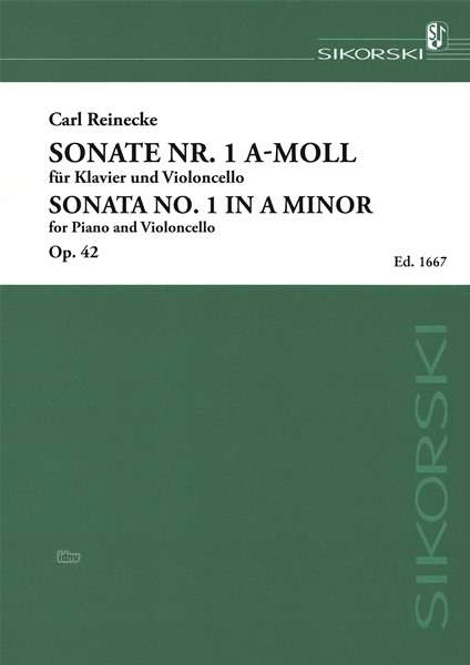 Carl Heinrich Reinecke: Sonate Nr. 1 a-Moll op. 42, Noten