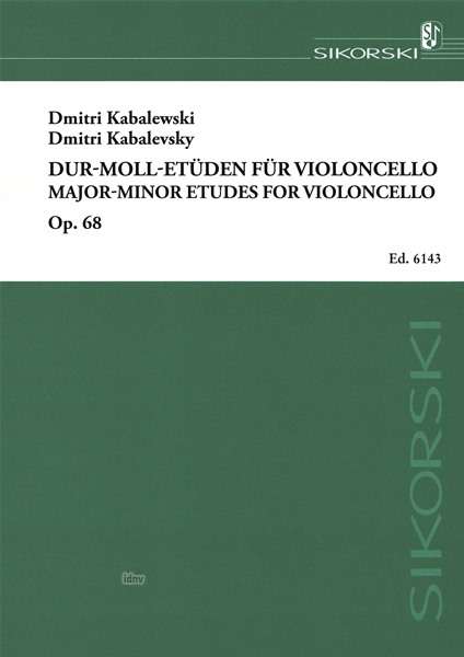 Dimitri Kabalewsky: Dur-Moll-Etüden op. 68, Noten