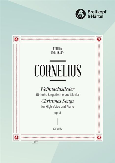 Peter Cornelius: Cornel.,P.          :Weihnachts...8 /HSTI,Klav, Noten