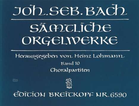 Johann Sebastian Bach: Bach,J.S.           :Sämtliche Orgel...10 /Org /BR, Noten
