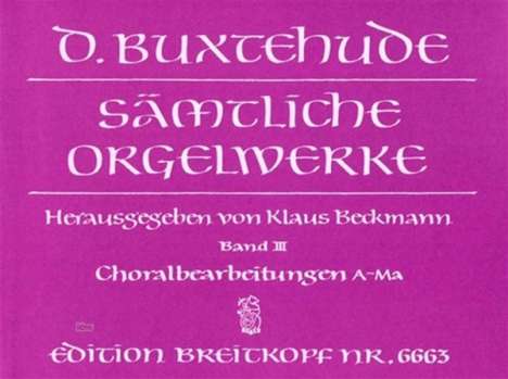 Sämtliche Orgelwerke. Bd.3, Noten