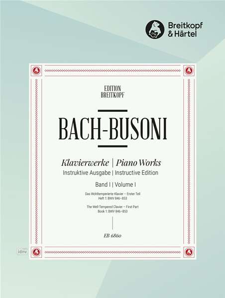 Johann Sebastian Bach: Bach,J.S.           :Wohltemp. Kla...853 /Klav /BR, Noten
