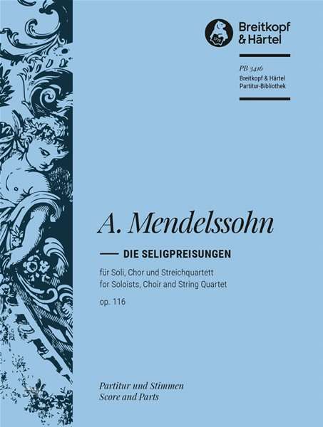 Arnold Mendelssohn: Die Seligpreisungen op. 116, Noten