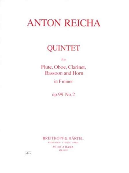 Quintett in f op. 99 Nr. 2, Noten