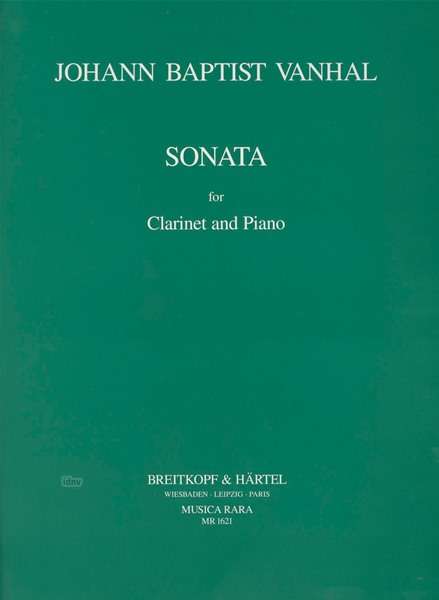 Johann Baptist (Jan Krtitel) Vanhal: Sonate in B, Noten