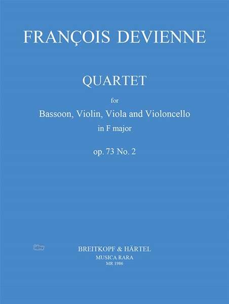 Francois Devienne: Quartett in F op. 73 Nr. 2, Noten