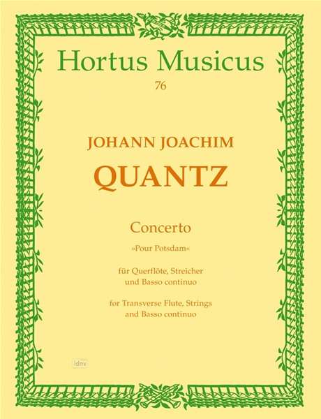Johann Joachim Quantz: Konzert "Pour Potsdam" D-Dur, Noten