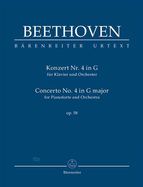 Konzert für Klavier und Orchester Nr. 4 G-Dur op. 58, Buch